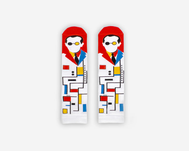 Artist Socks - Red Blue and Yellow