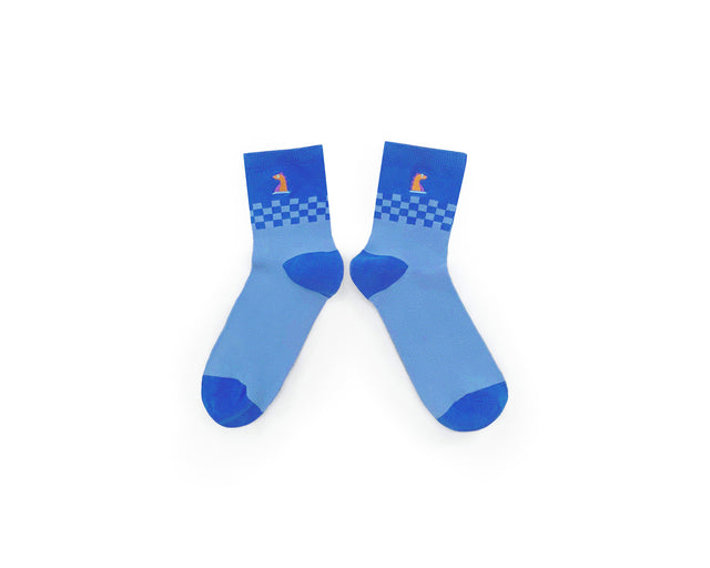 Embroidered Socks - Chess Piece Knight